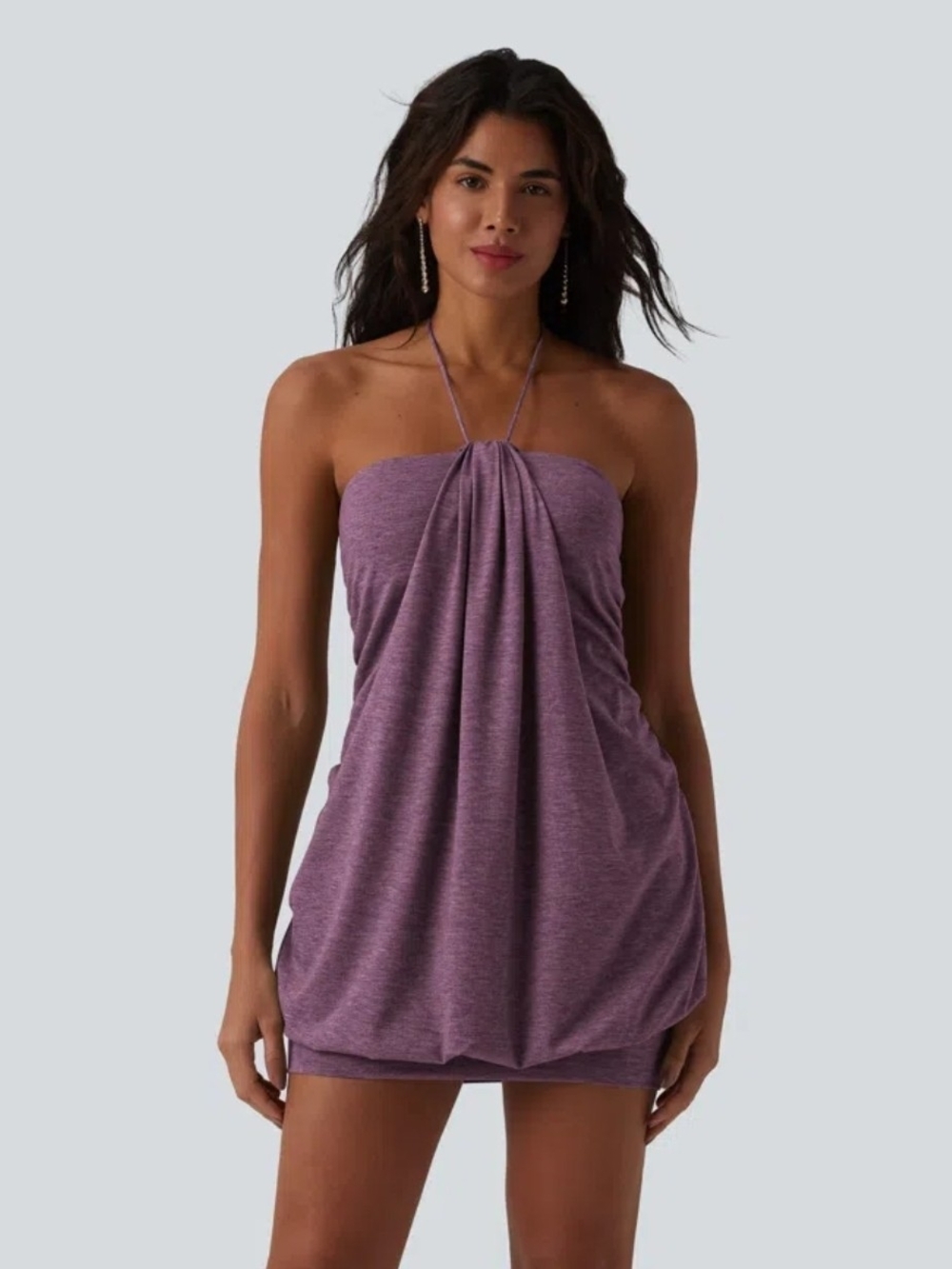 HALARA Halter Mini Dress